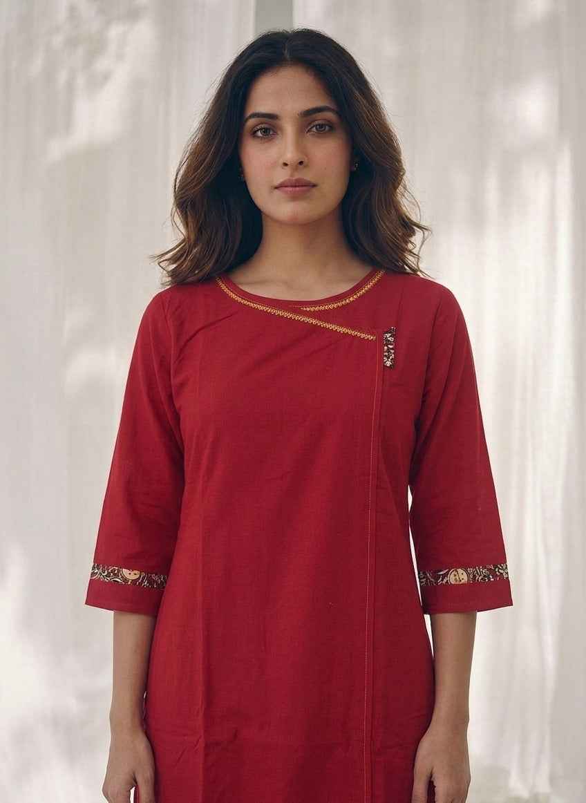 Pure Cotton Three Piece Dupatta Set