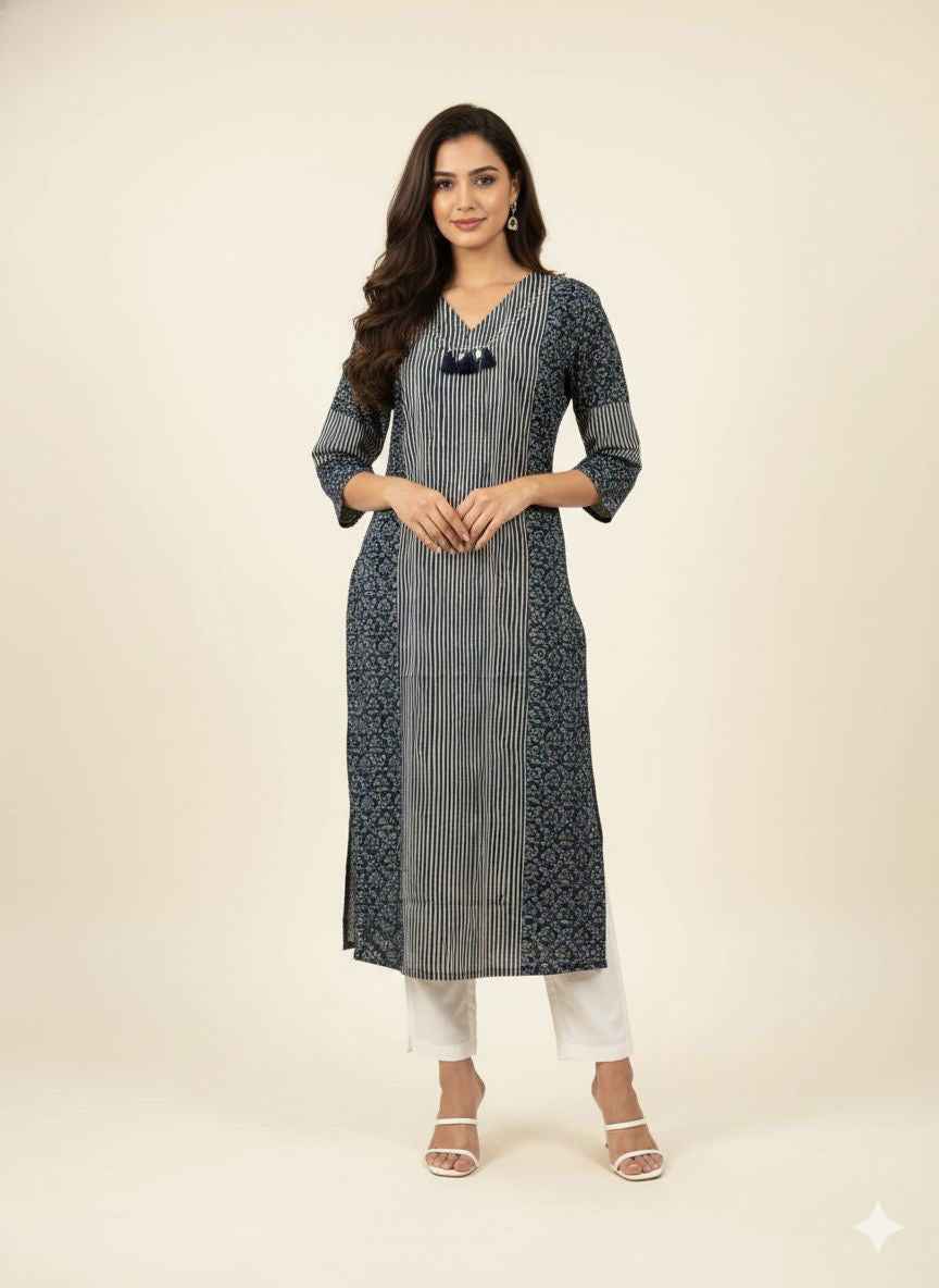 Premium Cotton Straight Kurta