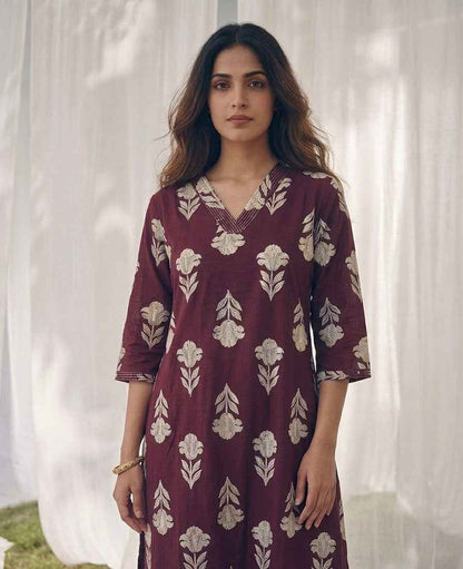 Pure Cotton Three Piece Dupatta Set