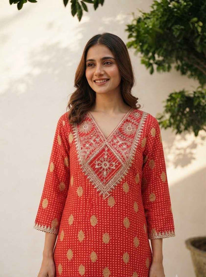 Pure Cotton Dupatta Set