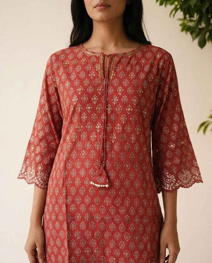 Pure Cotton Only Single Kurta Set 91