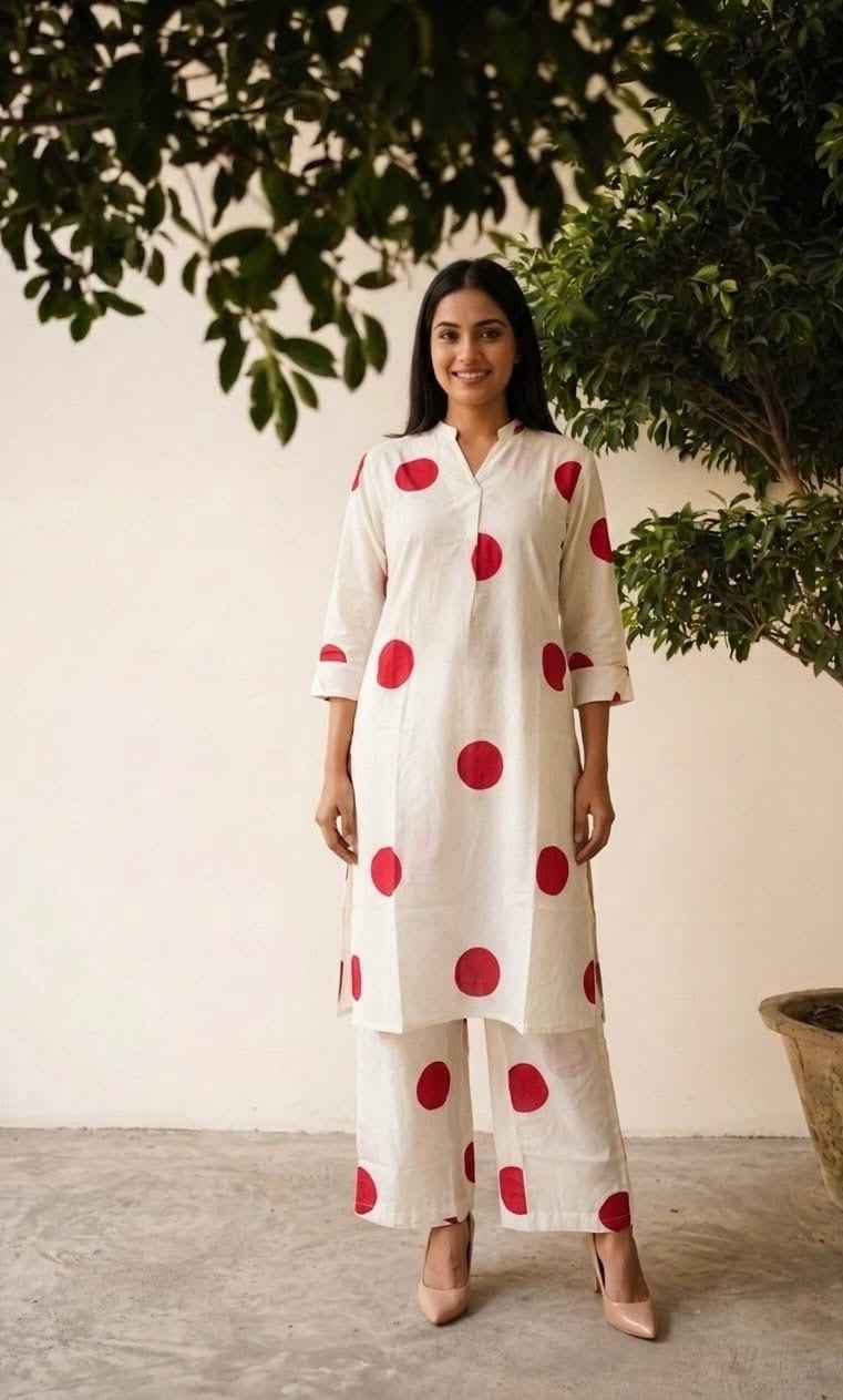 Pure Cotton Two Piece Pant Set