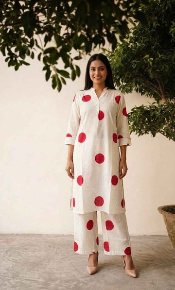 Pure Cotton Two Piece Pant Set
