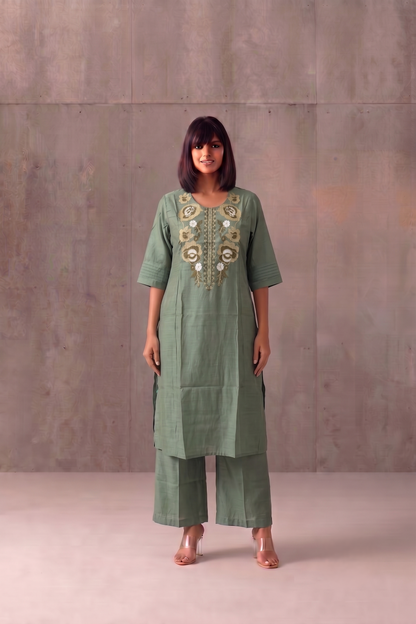 Soft Raw Silk Pant Sets PS0153