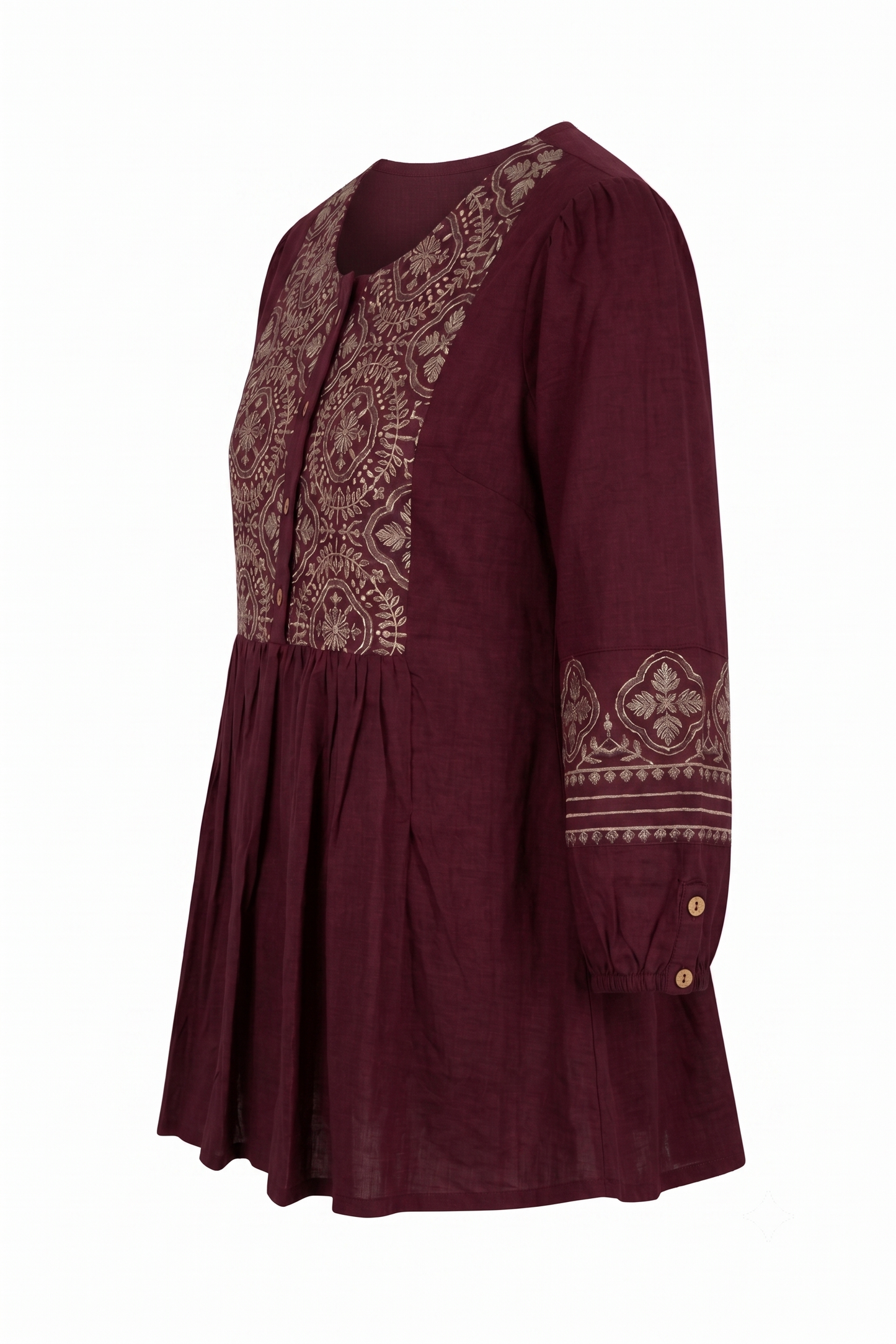 Printed Short Top In Cotton Fabric ST002