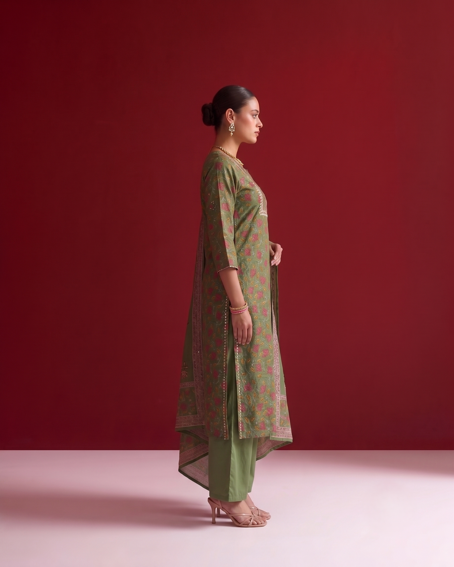 Pure Chanderi Silk Dupatta Set