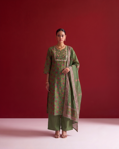 Pure Chanderi Silk Dupatta Set