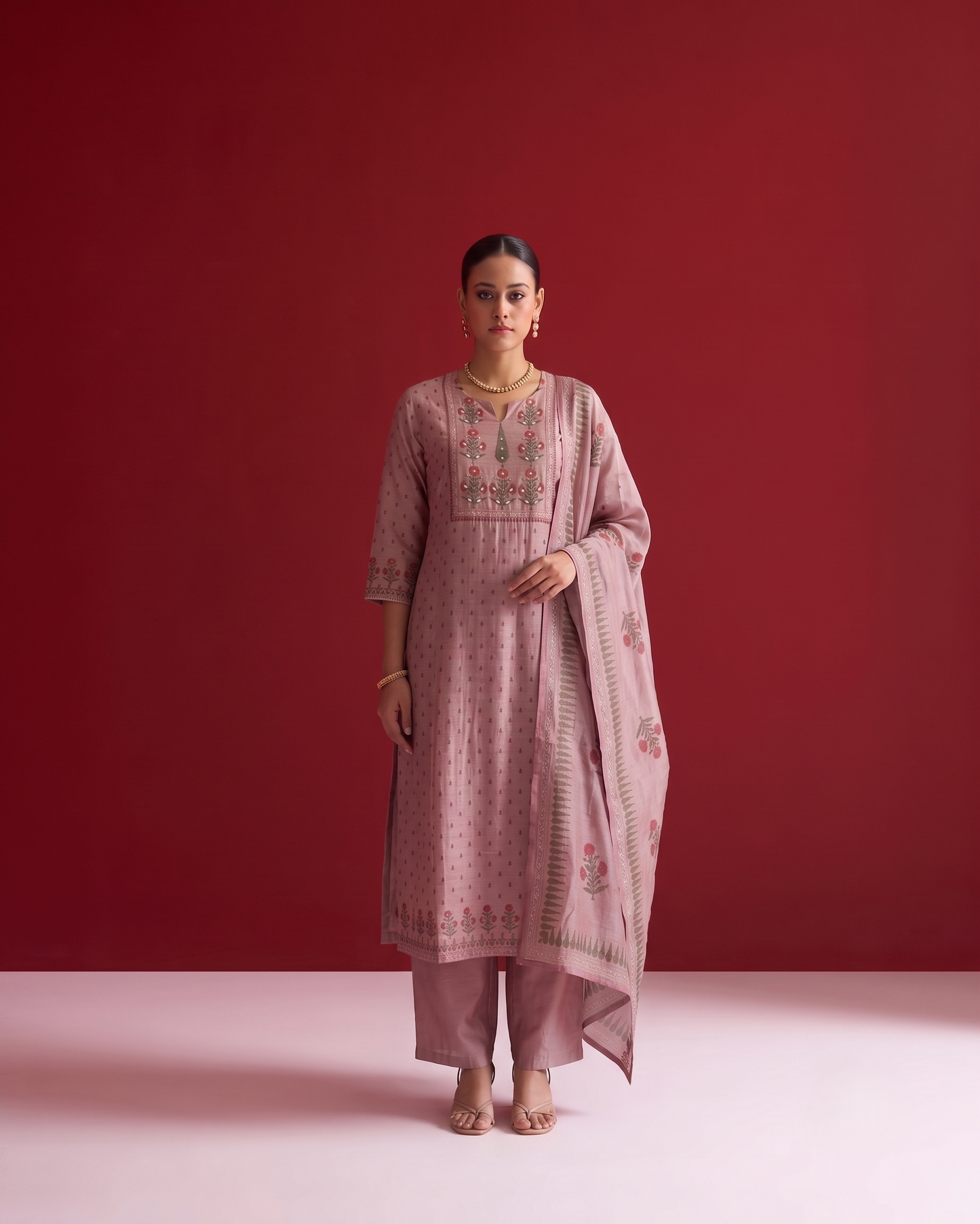 Pure Chanderi Silk Dupatta Set
