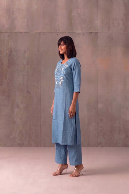 Soft Raw Silk Pant Sets PS0153