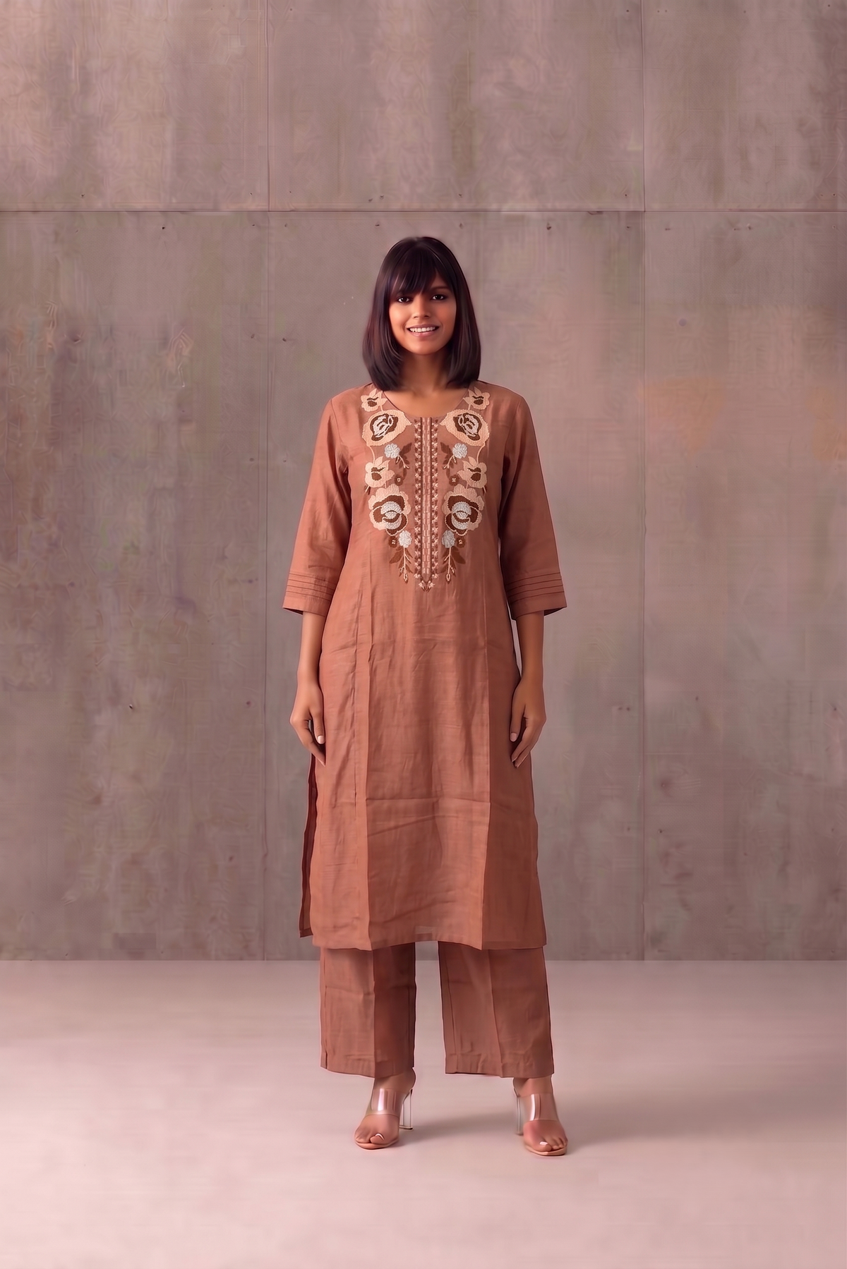 Soft Raw Silk Pant Sets PS0153
