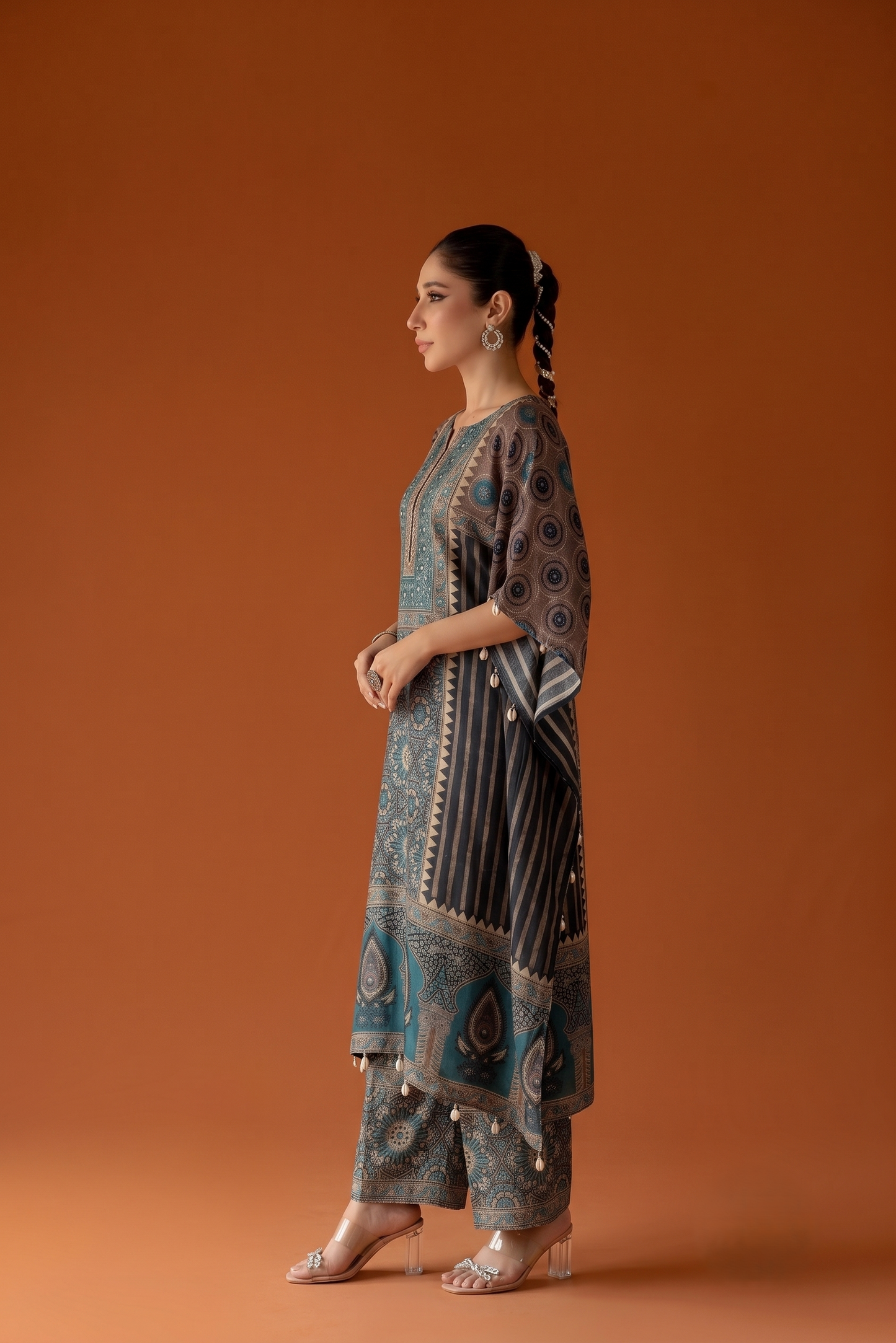 Pure Muslin Kaftan Set