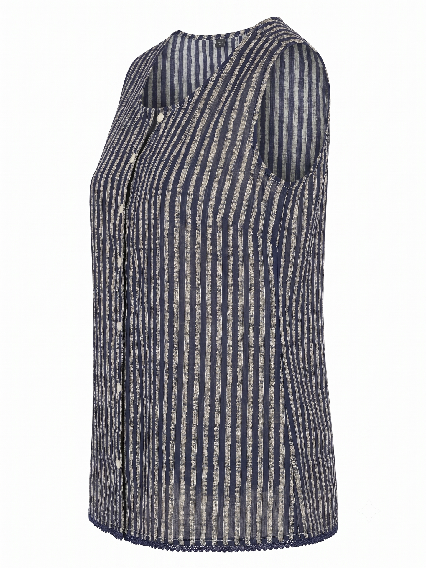 Printed Short Top In Cotton Fabric ST008