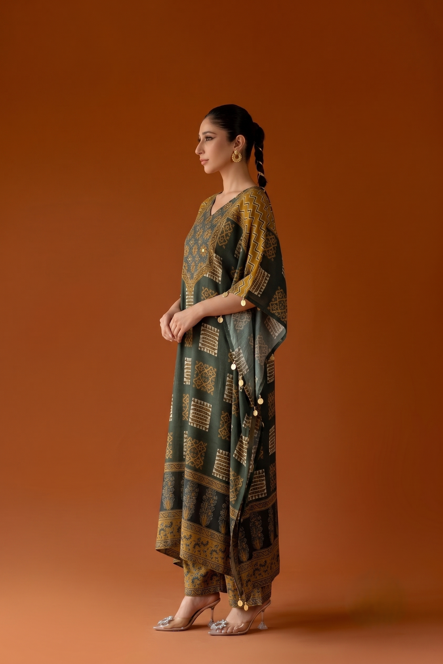 Pure Muslin Kaftan Set