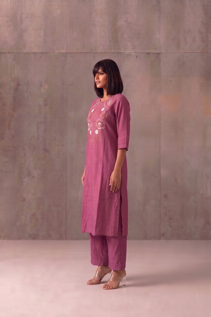 Soft Raw Silk Pant Sets PS0153