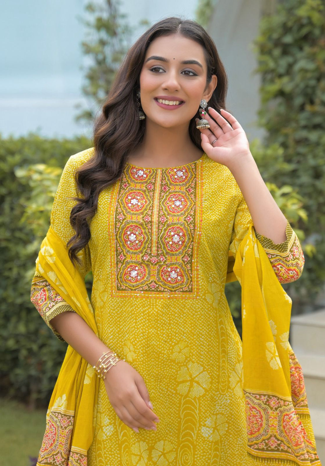 Pure Cotton  Digital Print Dupatta Set  CS0106