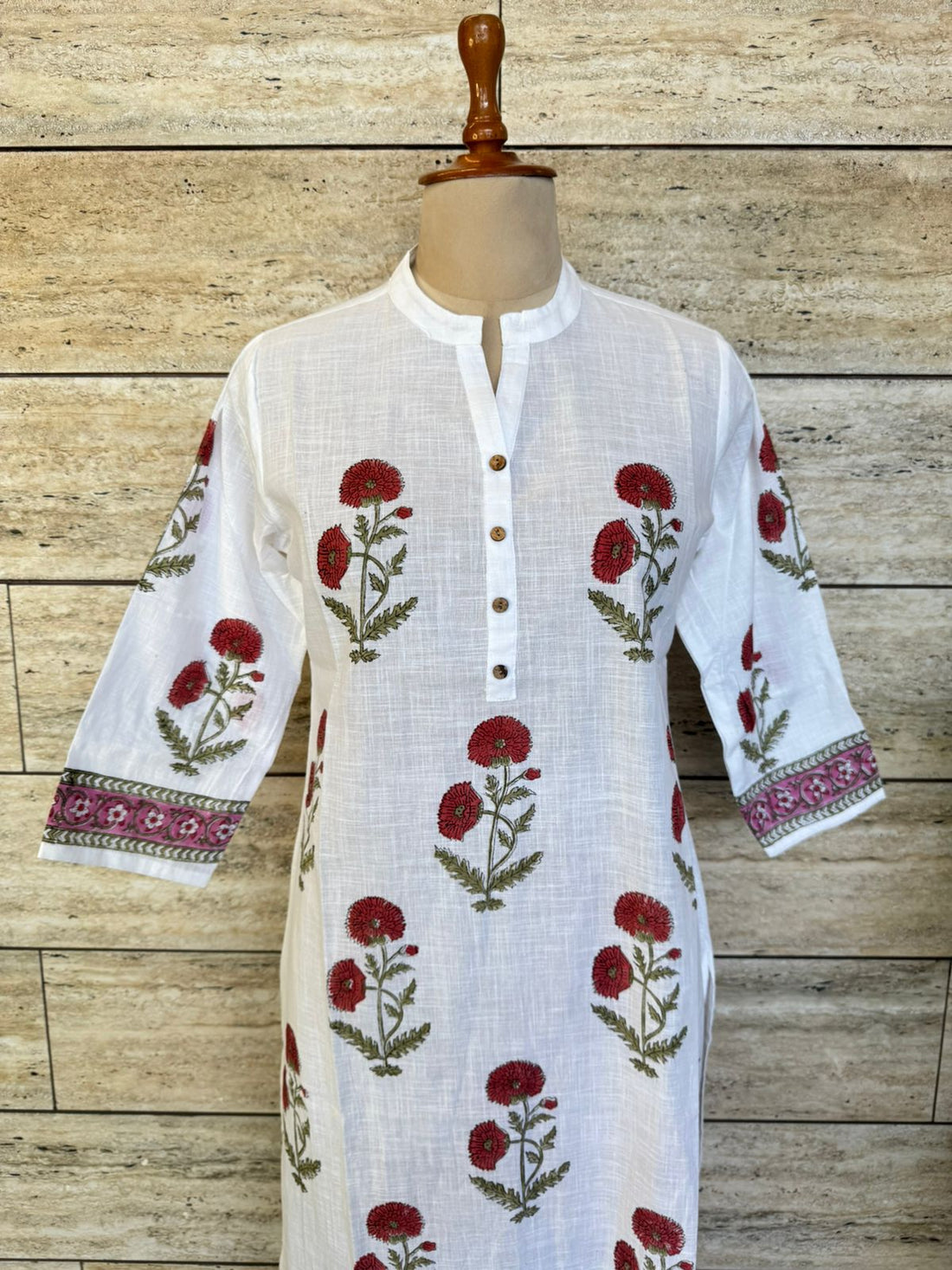 Pure Slub Cotton Straight Fit Only Kurtas