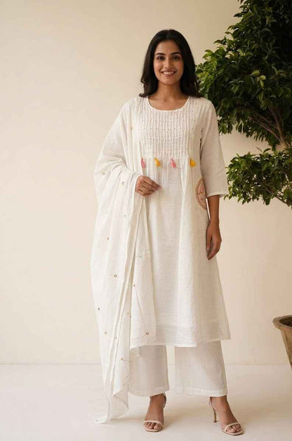 Pure Kota Doriya Dupatta Set