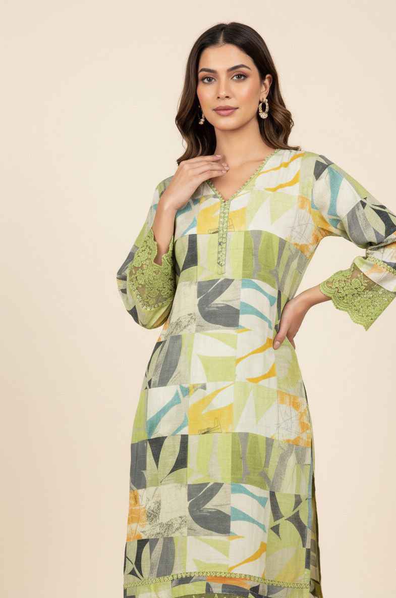 Pure muslin cord set COS052