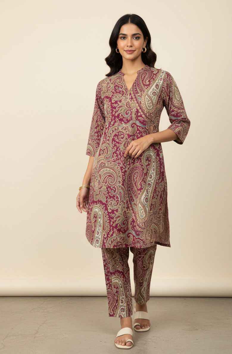 Pure cotton cord set COS053