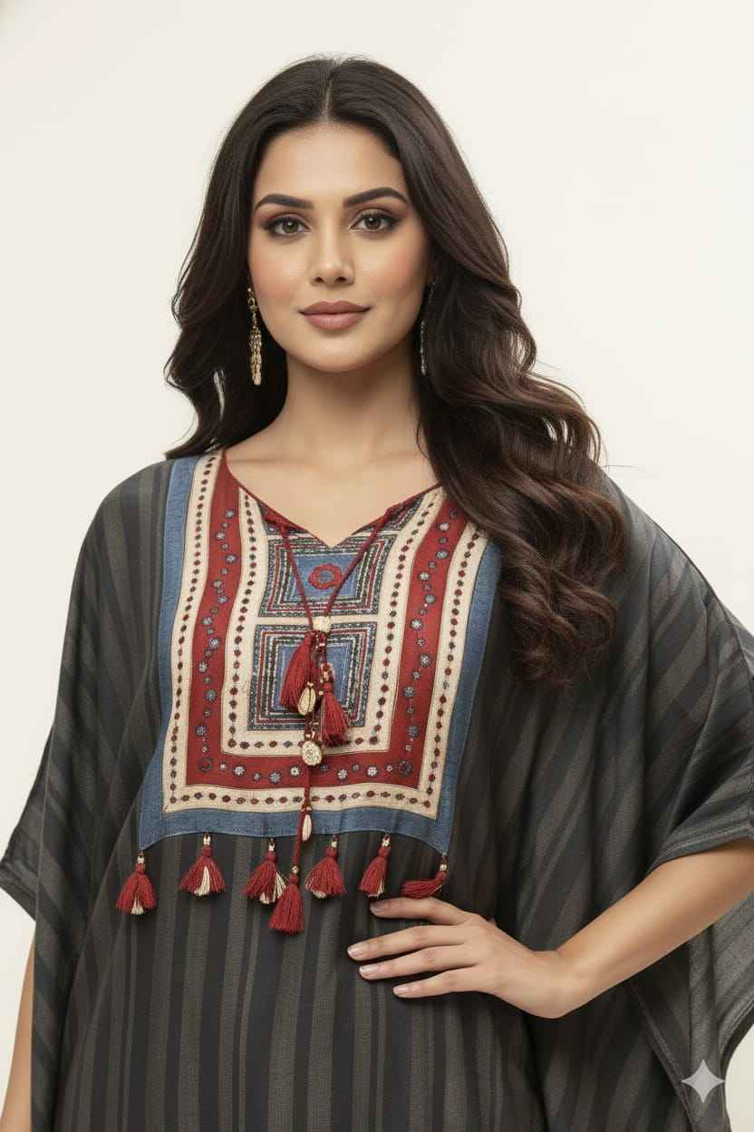 Pure muslin free style two piece kaf than MK018