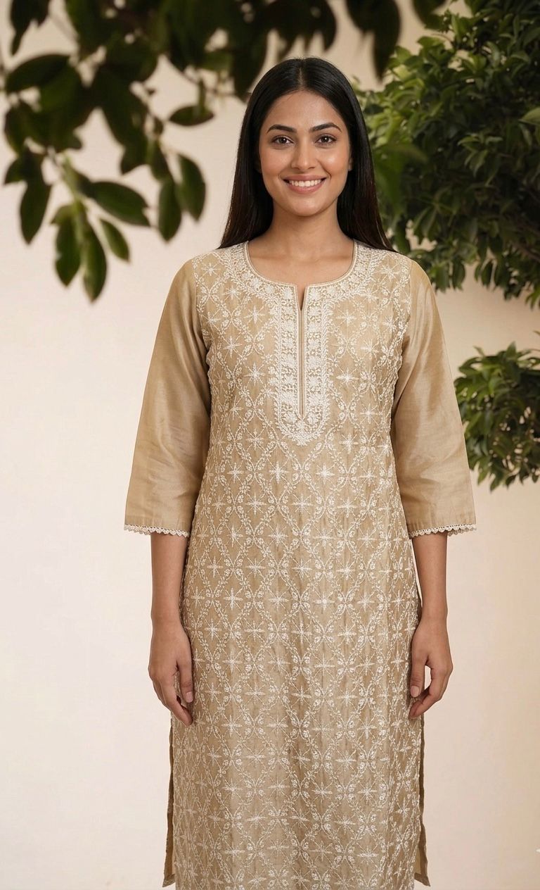 Premium Chanderi Silk Dupatta Set with embroidery
