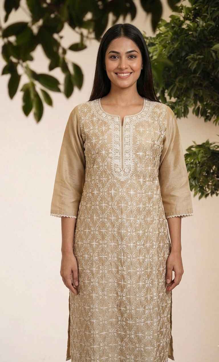 Premium Chanderi Silk Dupatta Set with embroidery