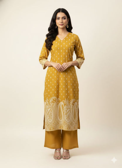 Premium Cotton Digital Print Dupatta Set CS0161