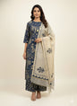 Premium Cotton With Chandari Dupatta Set In Cotton CS0164