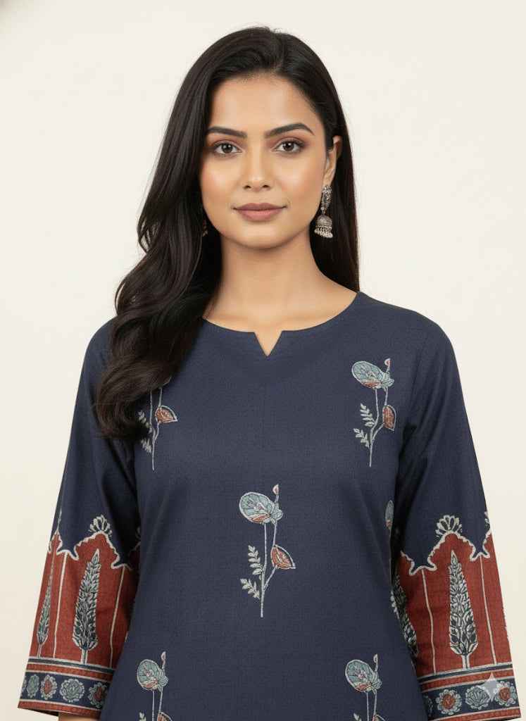 Pure Cotton Digital Print Dupatta Set  CS0185