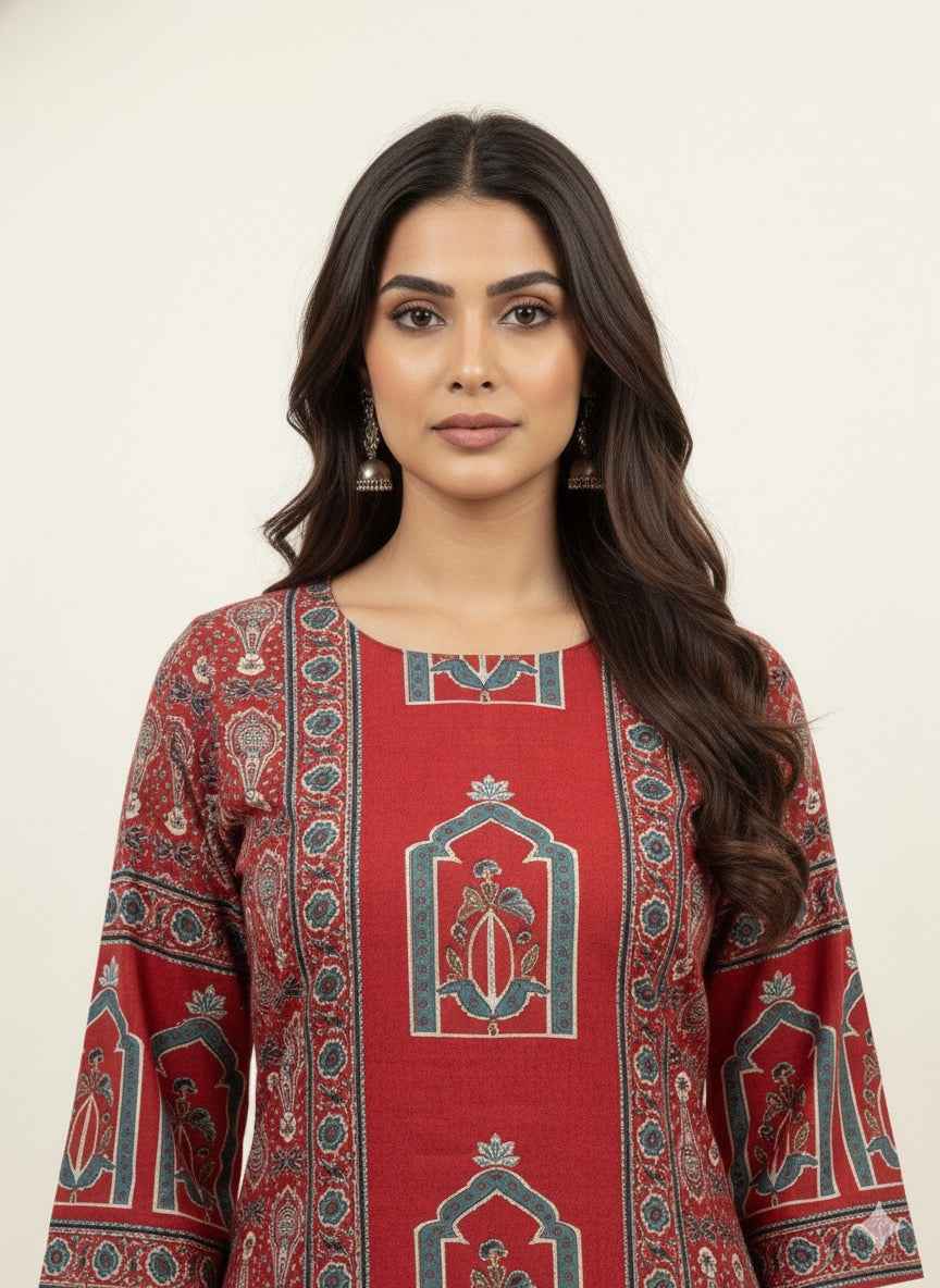 Pure Cotton Digital Print Dupatta Set  CS0187