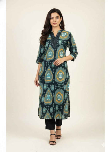 Pure Cotton Floral Print  Two Piece Pant Set PS071