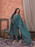 Pure Cotton Hand Block Dupatta Set CS084