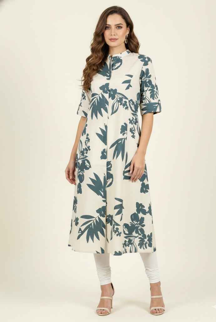 Pure Cotton Flex A Line Only Kurtas ( Limited Size ) OK092