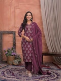 Pure Cotton Hand Block Dupatta Set CS084