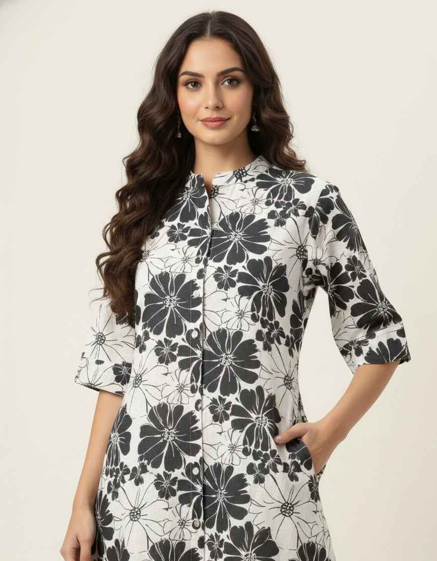 Pure Cotton Flex A Line Only Kurtas ( Limited Size ) OK091