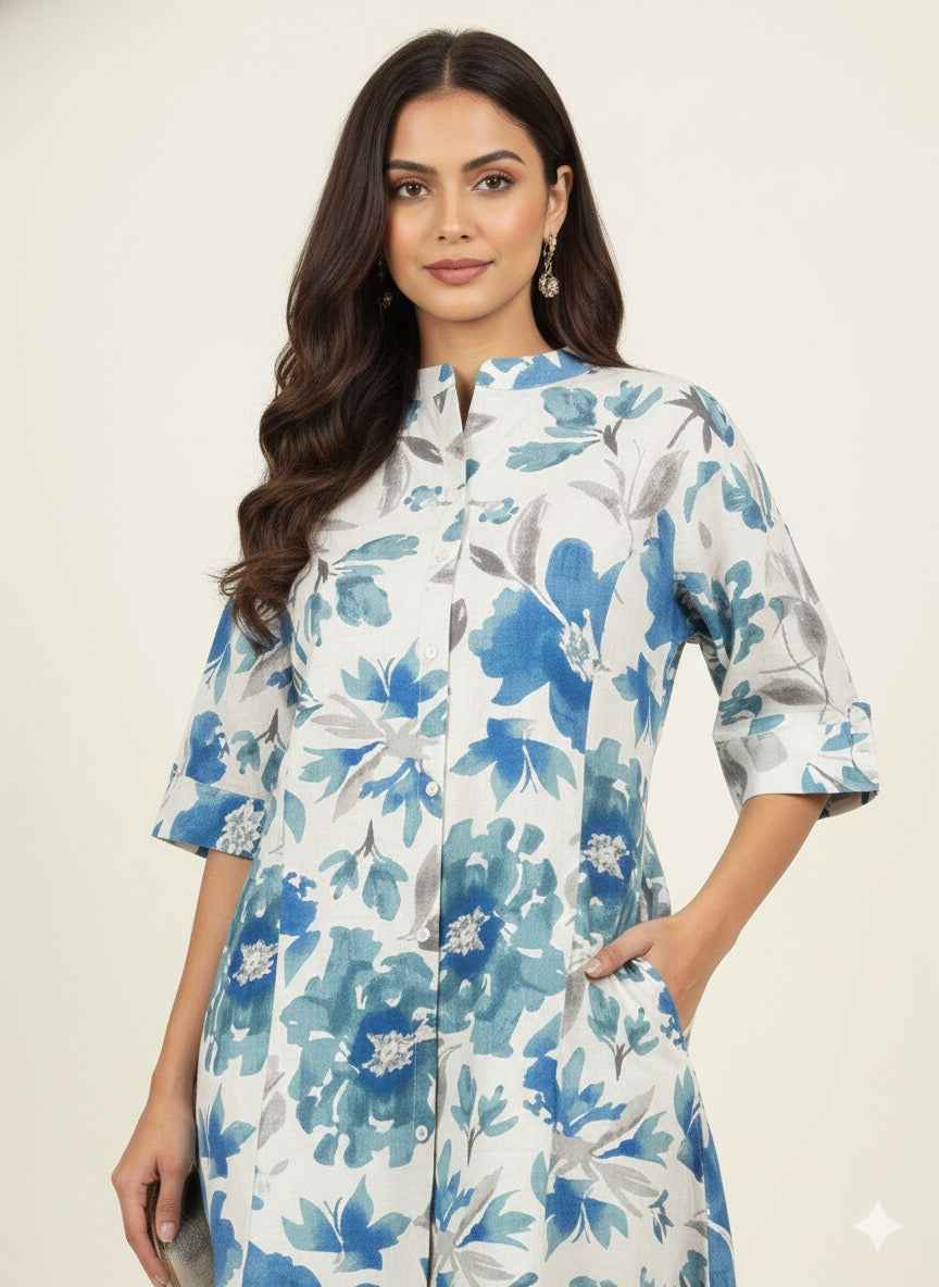 Pure Cotton Flex A Line Only Kurtas ( Limited Size ) OK093