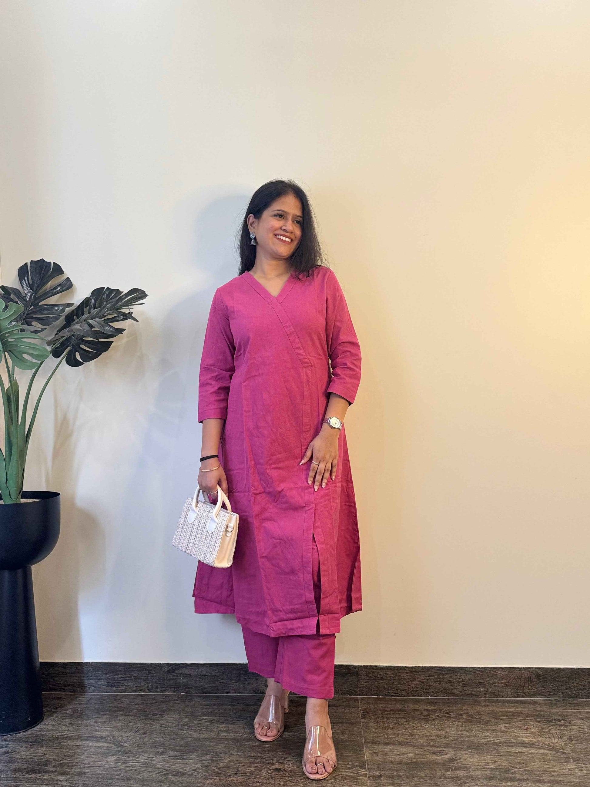 Pure Cotton A Line Pant Sets