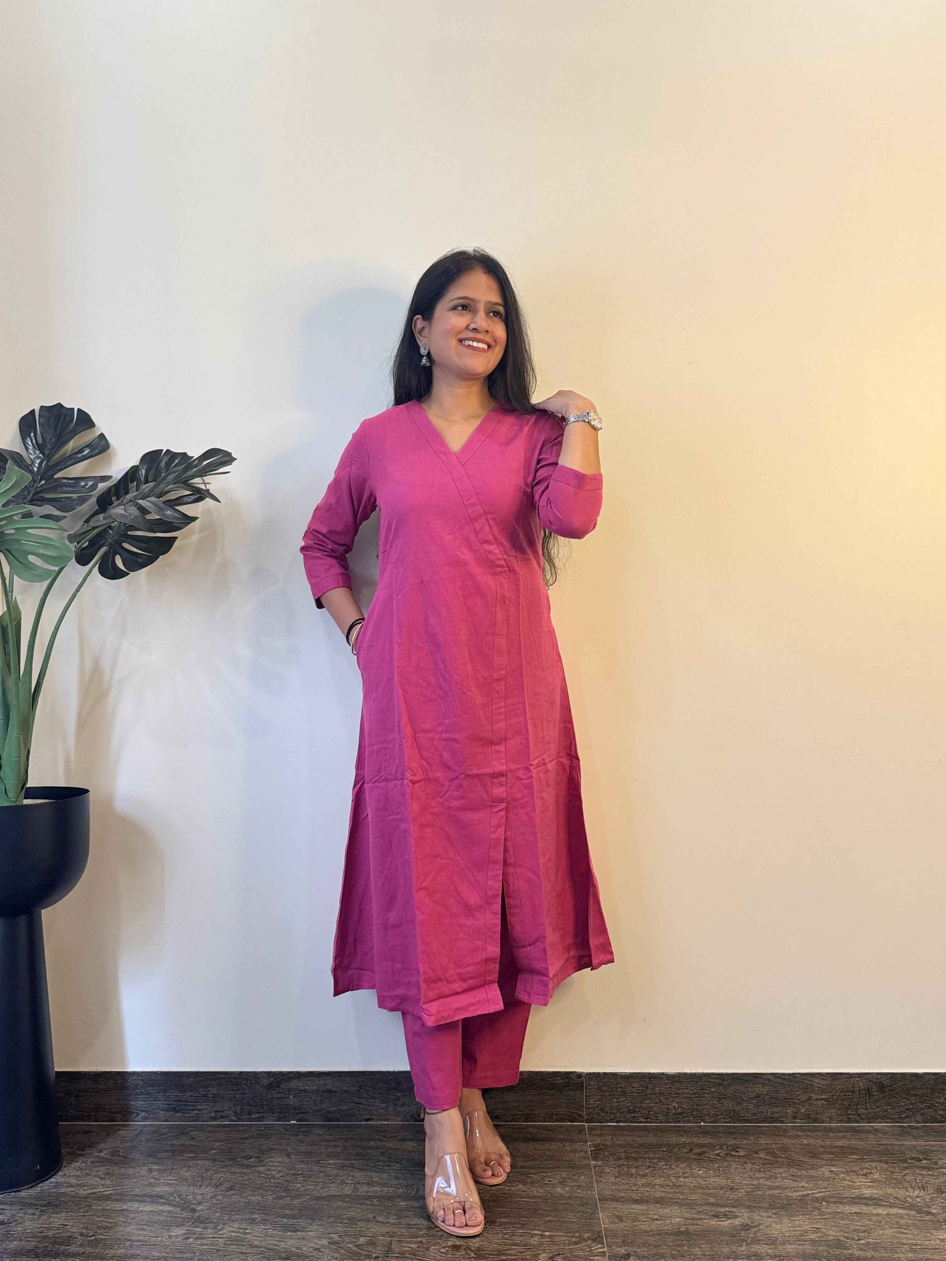 Pure Cotton A Line Pant Sets