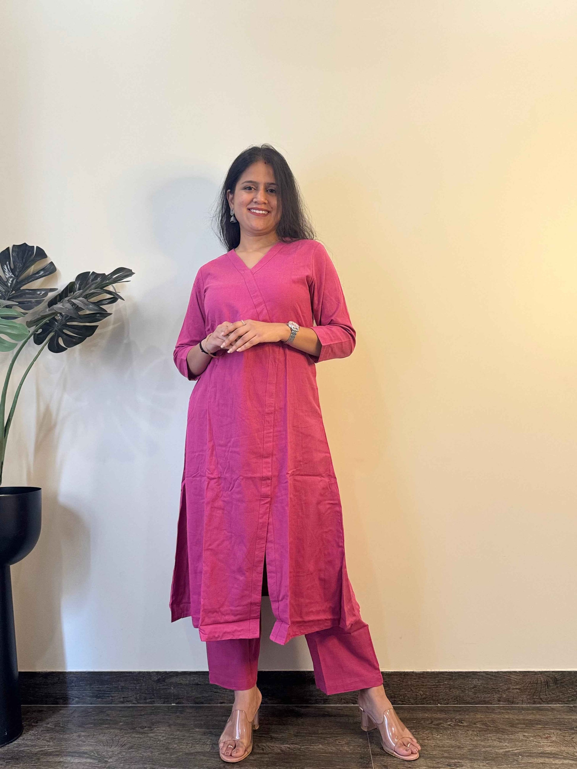 Pure Cotton A Line Pant Sets