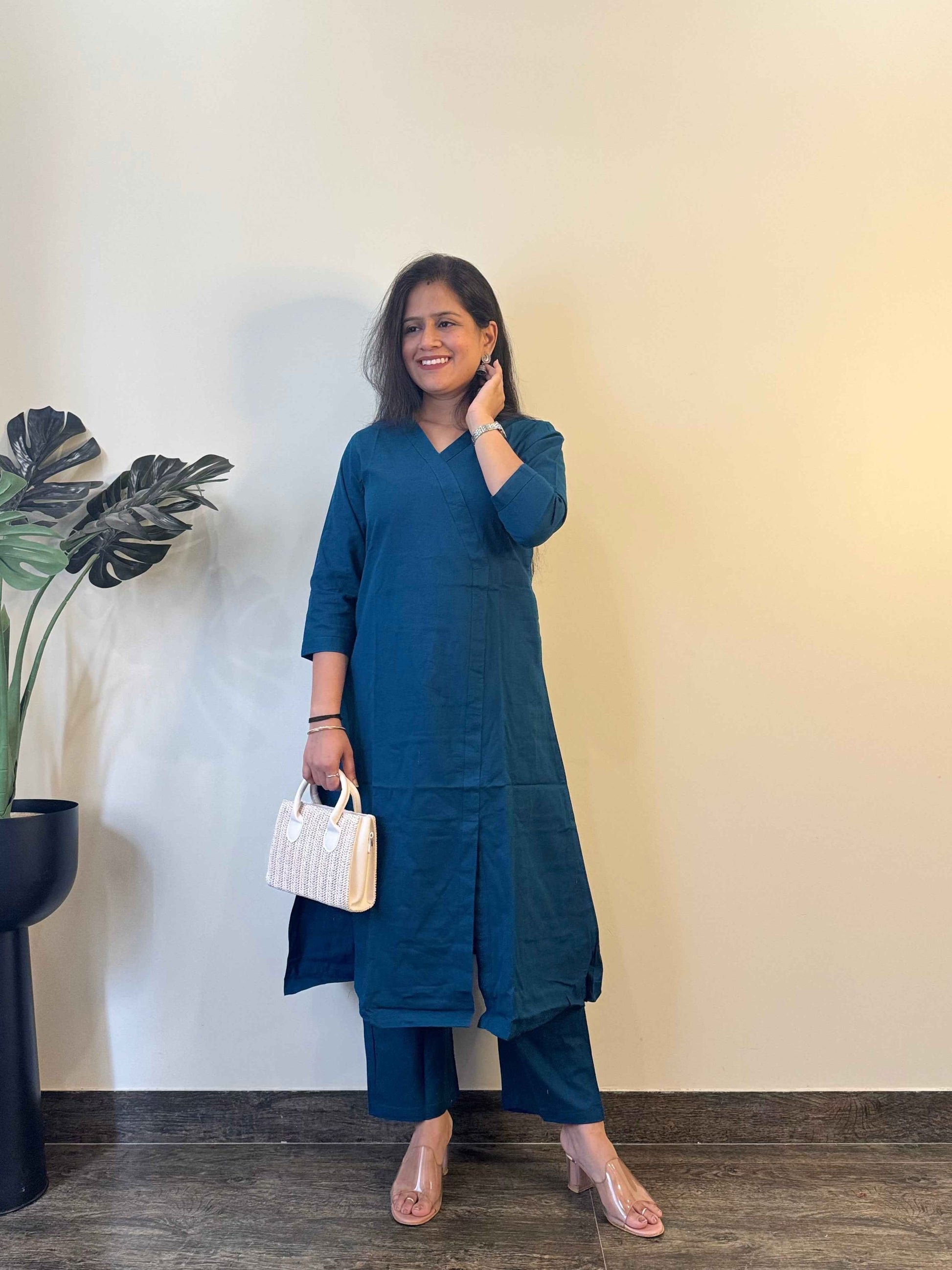 Pure Cotton A Line Pant Sets