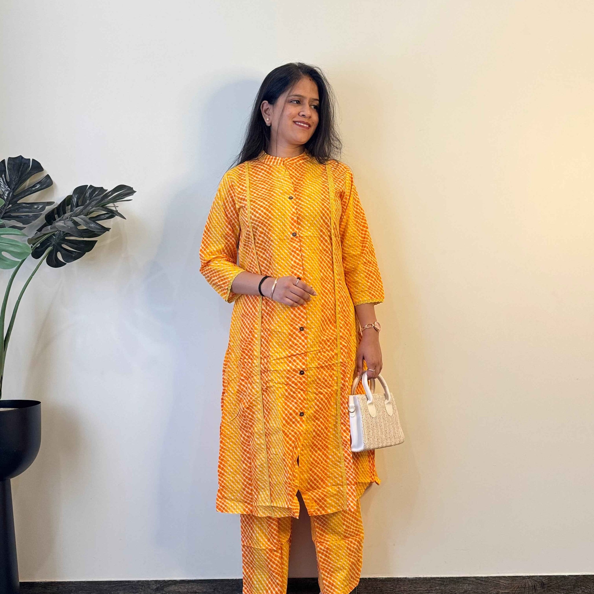 Pure Cotton A Line Co Ords Set