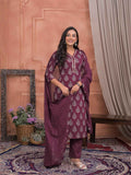 Hand Block Butta Print Cotton Dupatta Set