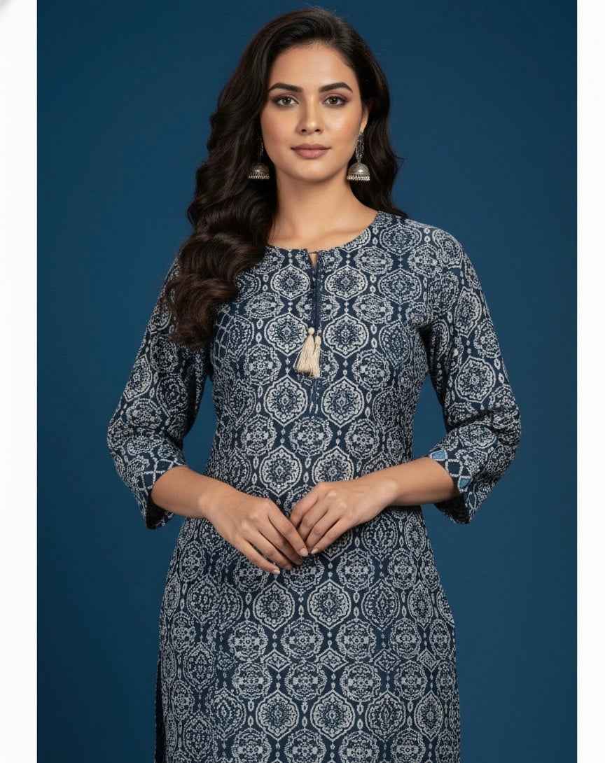 Pure Cotton  Three Piece Dupatta Set CS0217