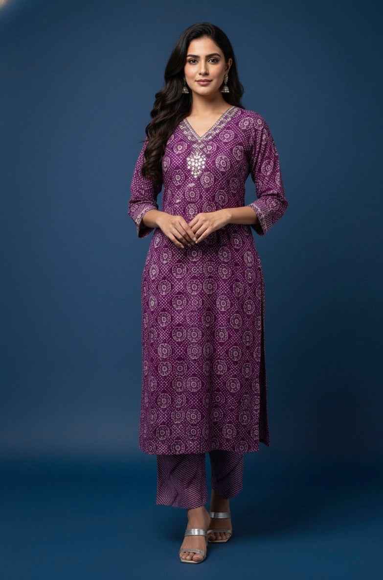 Pure Cotton  Three Piece Dupatta Set CS0215