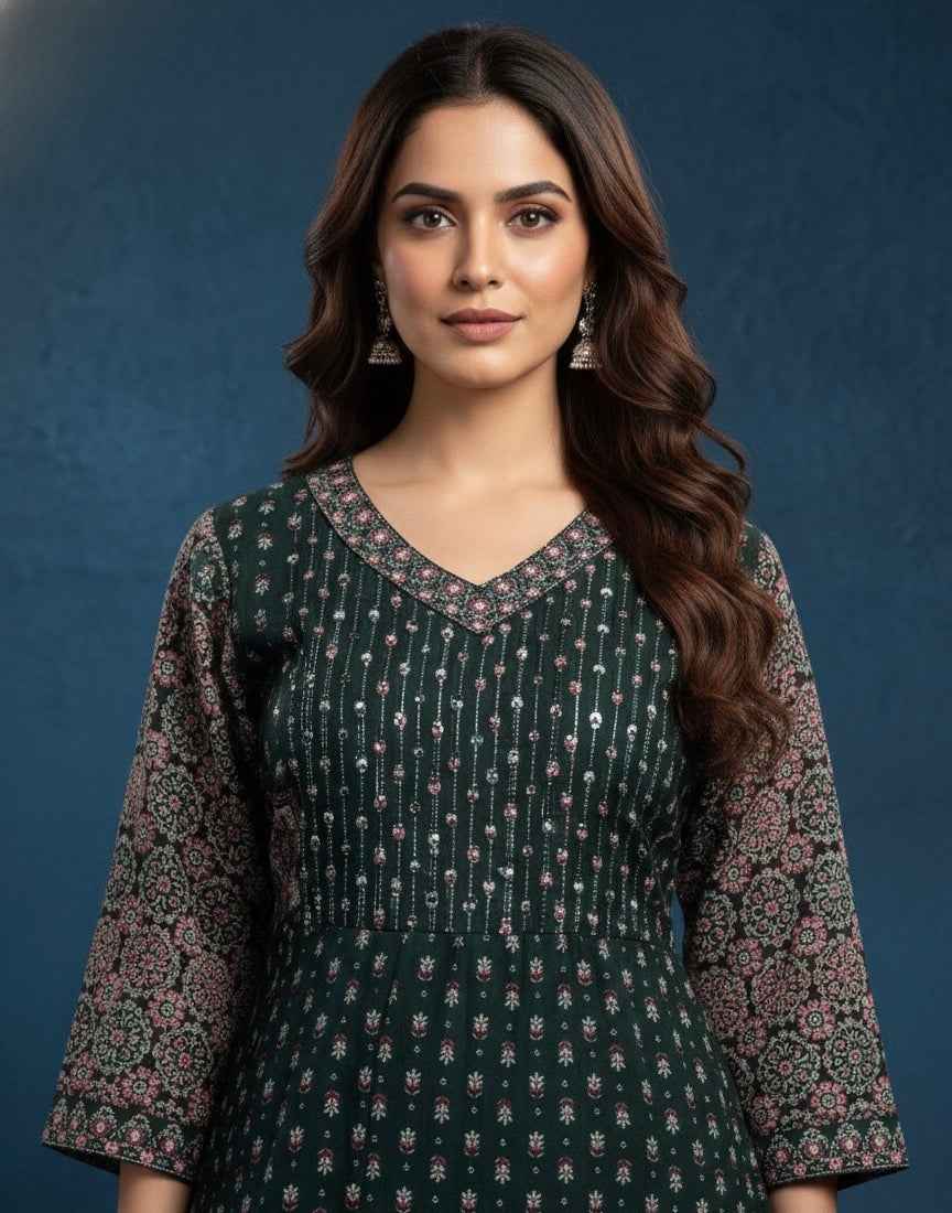 Pure Cotton Three Piece Dupatta Set CS0216