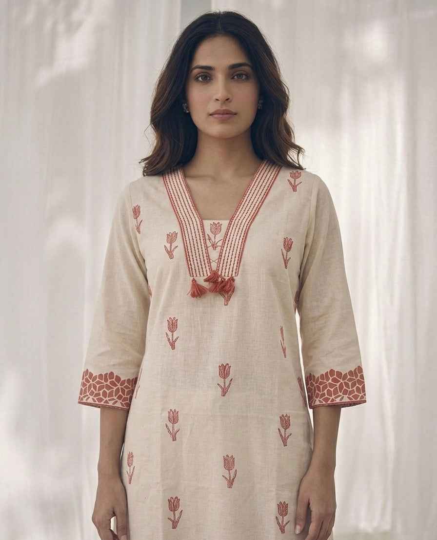 Premium Lilan  Three Piece Dupatta Set