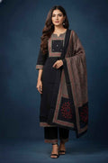 Pure Cotton Three Piece Dupatta Set CS0211