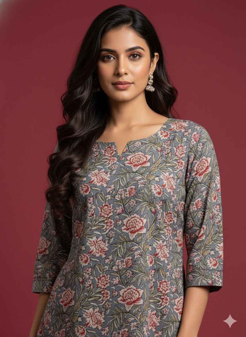 Pure Cotton Two Piece Co Ord Set COS076