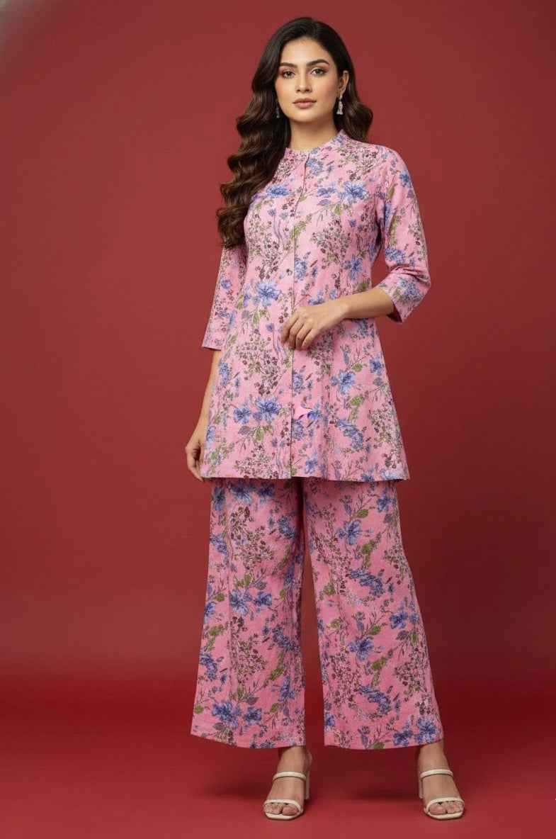 Pure Cotton Two Piece Co Ord Set COS070