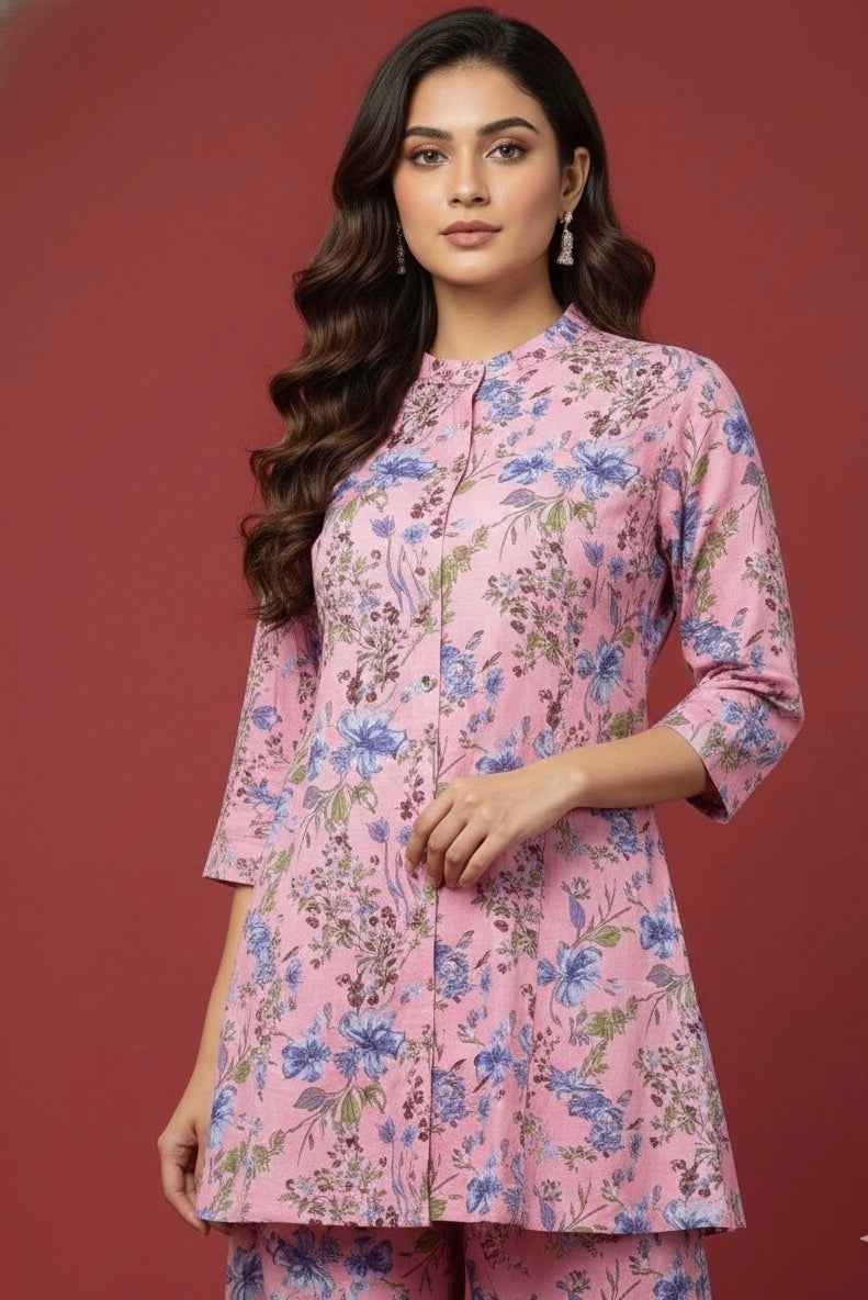 Pure Cotton Two Piece Co Ord Set COS070